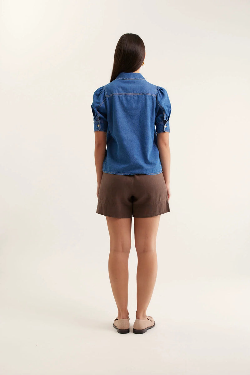 Alessandra - Ruby Shirt - Denim
