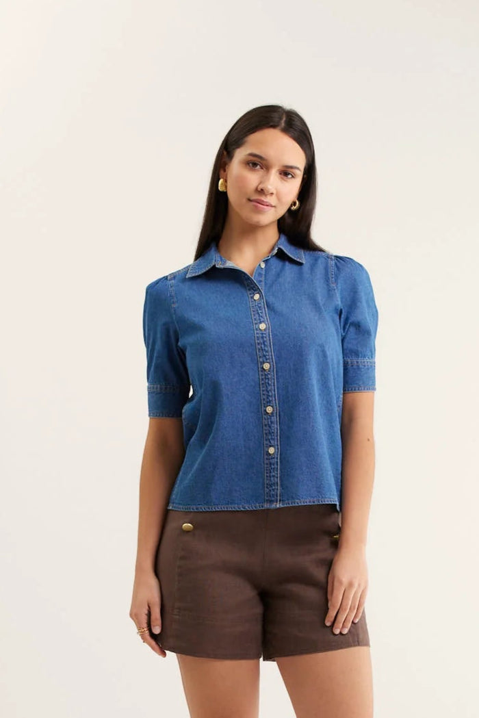 Alessandra - Ruby Shirt - Denim