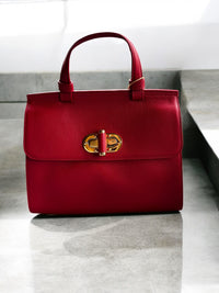 Makeda - Welcome Leather Red Bag