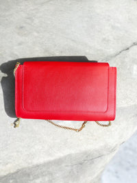 Makeda - Chloe Leather Clutch Bag