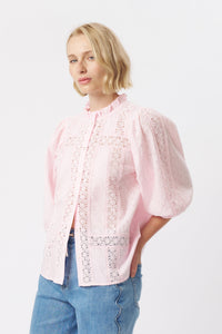 Kireina Isabella Shirt Pink front view