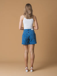 ATTE Jackie Short in Ceil Denim