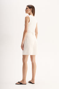 Elka Hayes Knit Top White