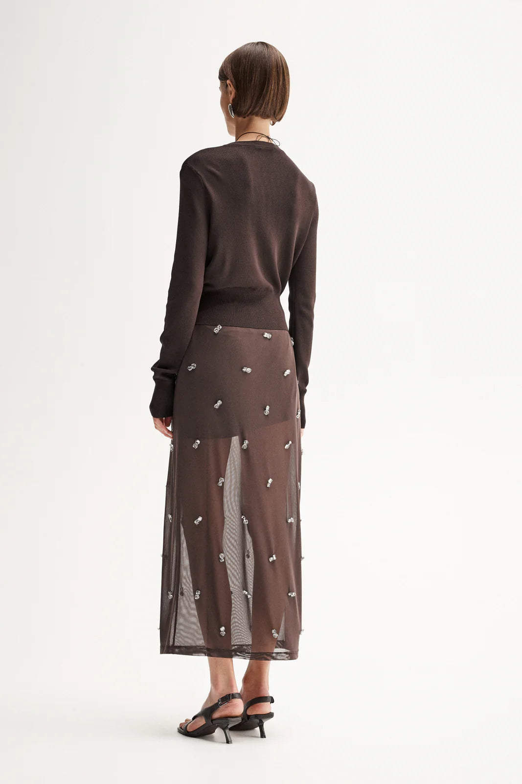 Elka - Victoria Knit Cardigan - Chocolate