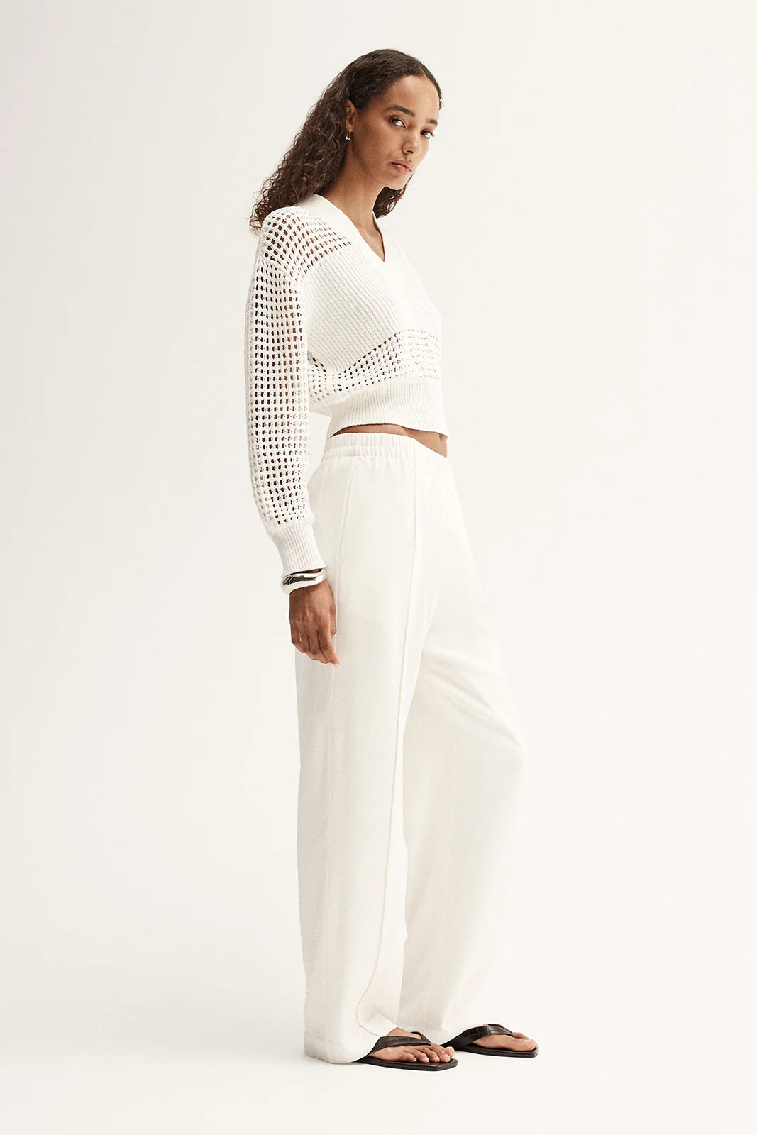 Elka - Aria Knit Jumper in White