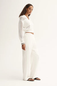 Elka - Aria Knit Jumper in White