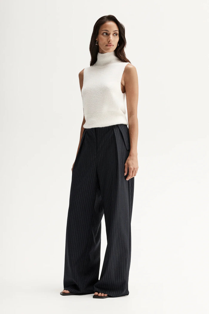 Elka - Tobias Pant Midnight - Navy Pinstripe