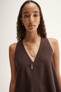 Elka - Mallory Maxi Dress in Chocolate