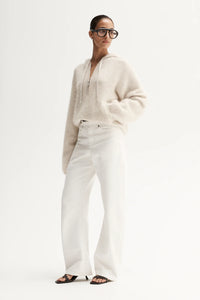 Elka - Madden Knit Jumper - Oatmarle