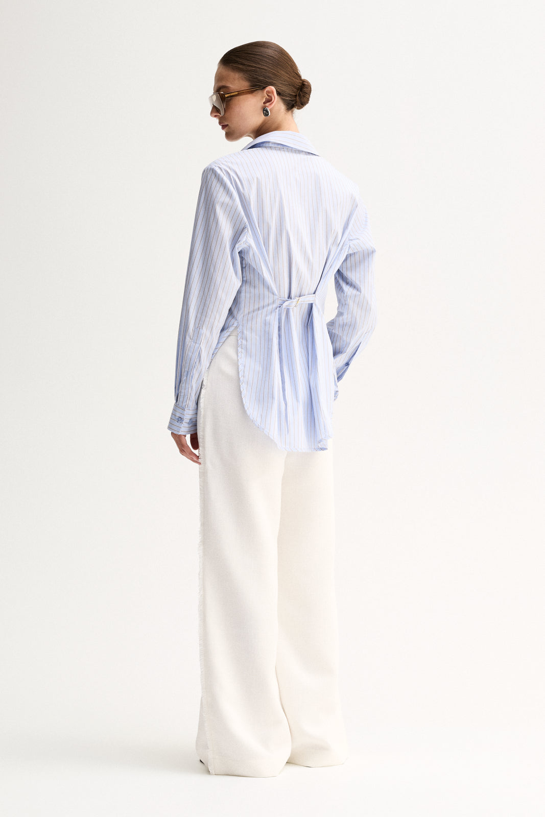 Elka - Kallie Stripe Shirt - Blue Stripe
