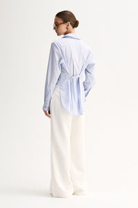 Elka - Kallie Stripe Shirt - Blue Stripe