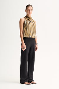 Elka - Sloane Top - Moss Stripe