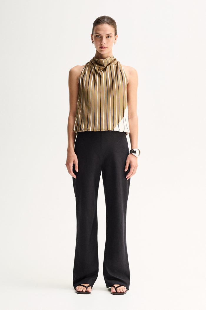 Elka - Sloane Top - Moss Stripe
