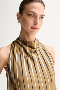 Elka - Sloane Top - Moss Stripe