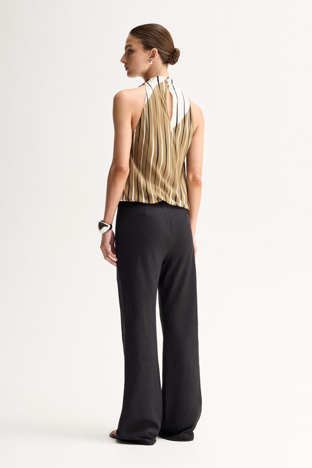 Elka - Sloane Top - Moss Stripe