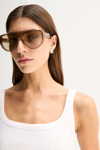 Elka - Silas Knit Top - White