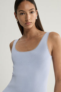 Elka Elena Knit Top in Pale Blue