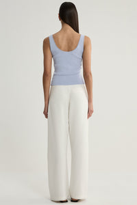 Elka Elena Knit Top in Pale Blue