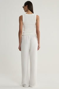 Elka Halston Pant in White