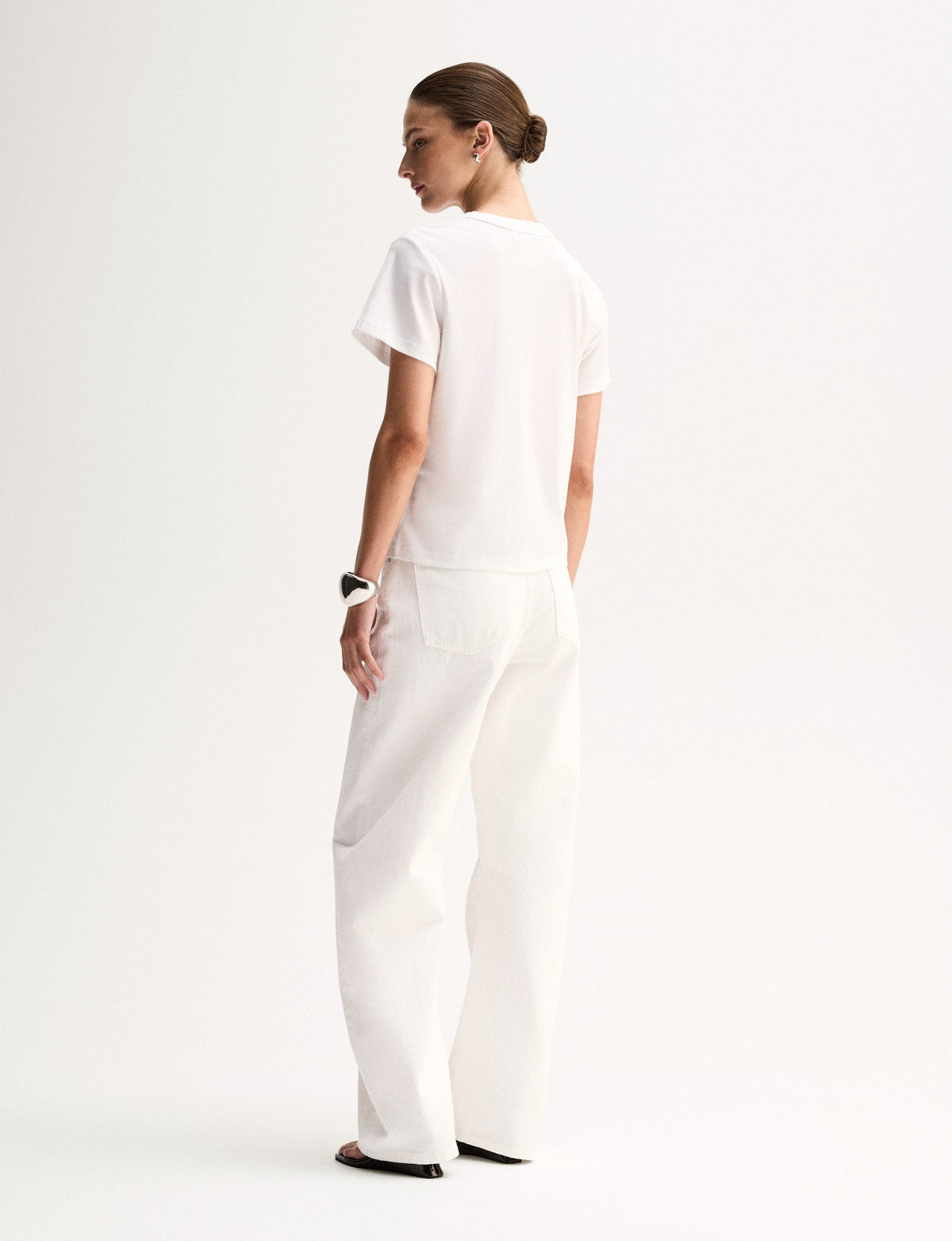 Elka Collective Zoe Tee white - back view