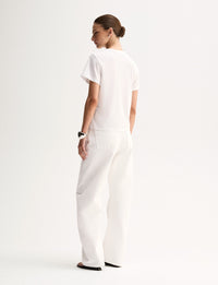 Elka Collective Zoe Tee white - back view