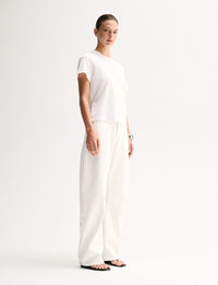 Elka Collective Zoe Tee white - side view
