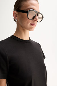 Elka Collective Zoe Tee black - front view