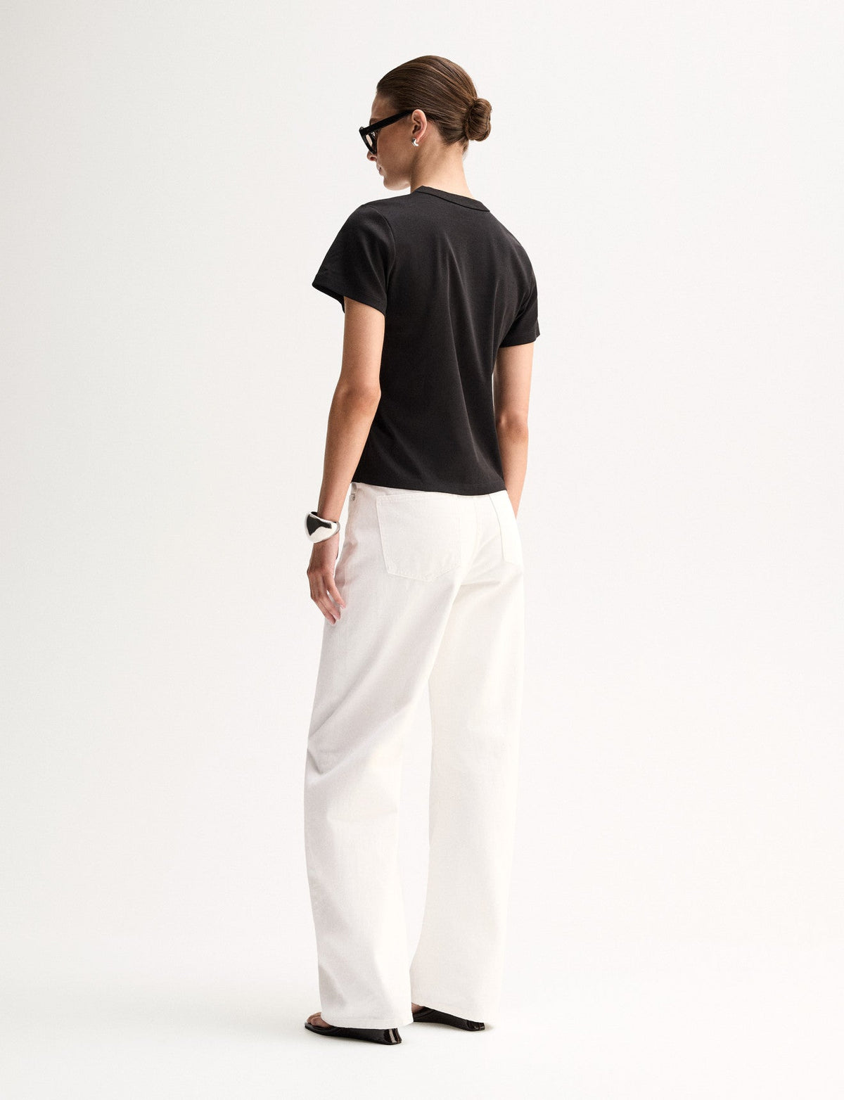 Elka Collective Zoe Tee black - back view