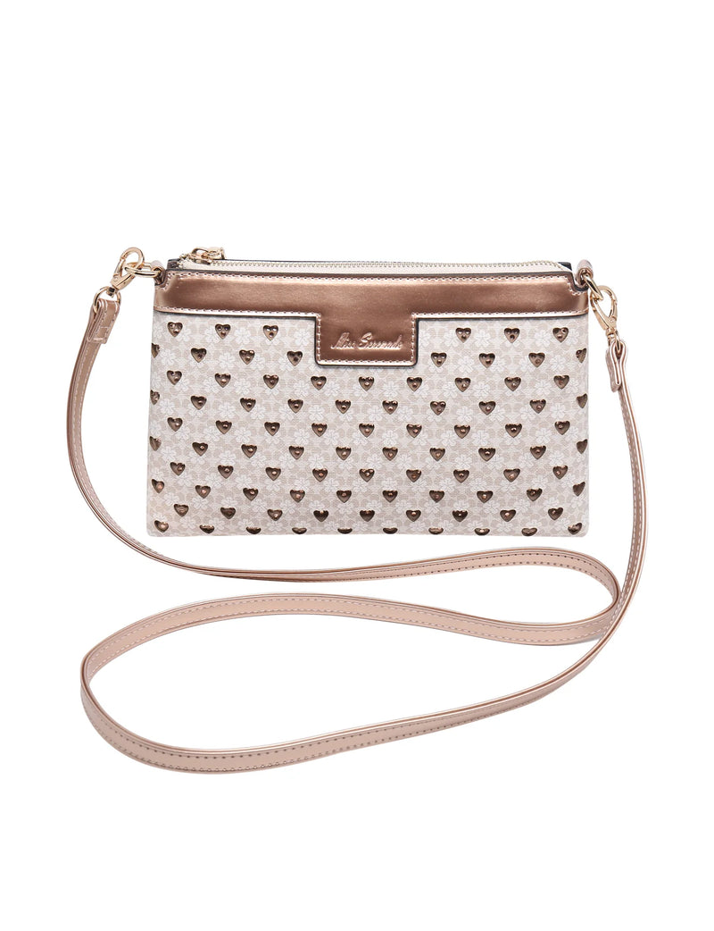 Darcy Saffiano Vegan Leather 3 Piece Set - Beige