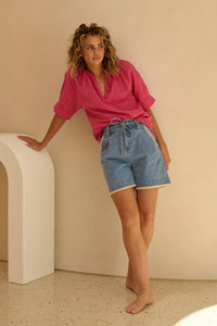 Kireina - Abigail Short - 70's Blue