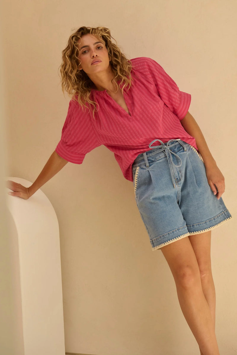 Kireina - Abigail Short - 70's Blue