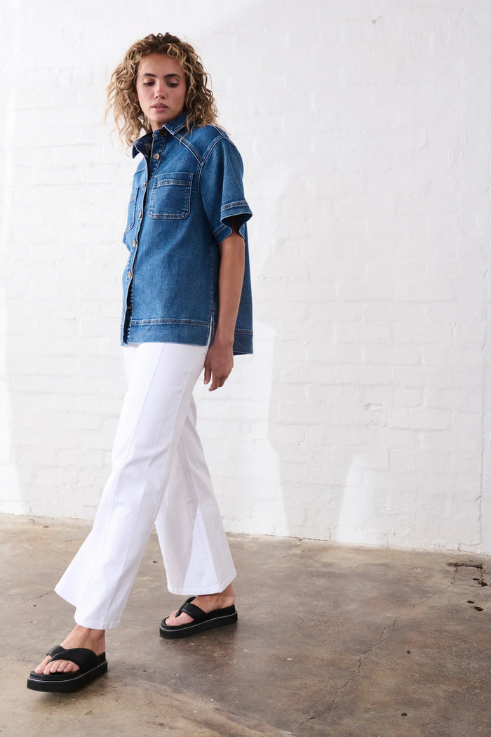 Kireina - Zoe Shirt - Dakota Wash