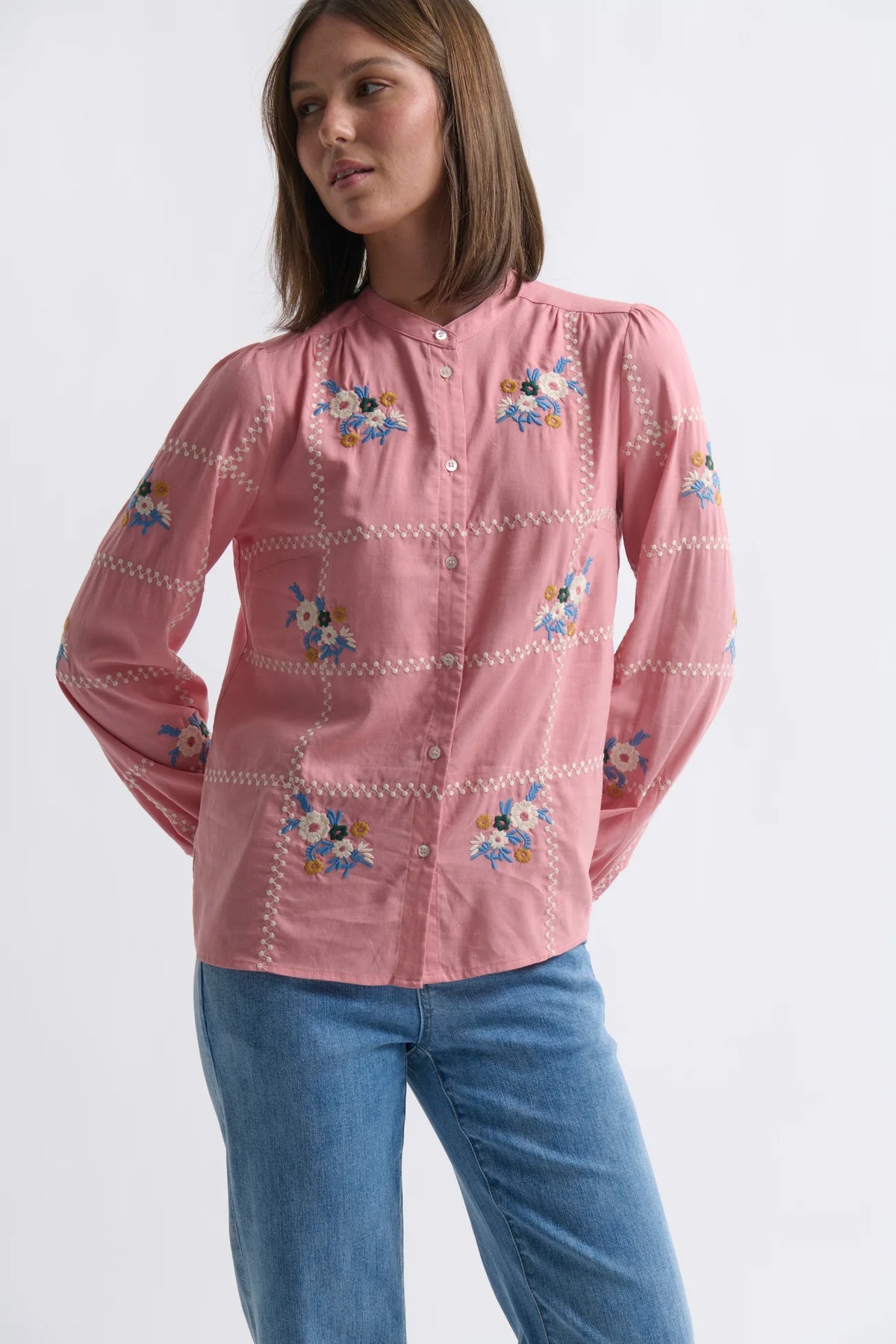 Kireina - Carol Shirt in Musk Pink