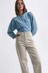 Kireina - Bonnie Jean in Sand with Leather Pocket