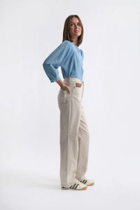 Kireina - Bonnie Jean in Sand with Leather Pocket