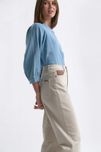 Kireina - Bonnie Jean in Sand with Leather Pocket