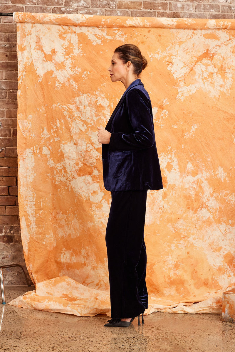 Kamare - Surry Velvet Pants Navy