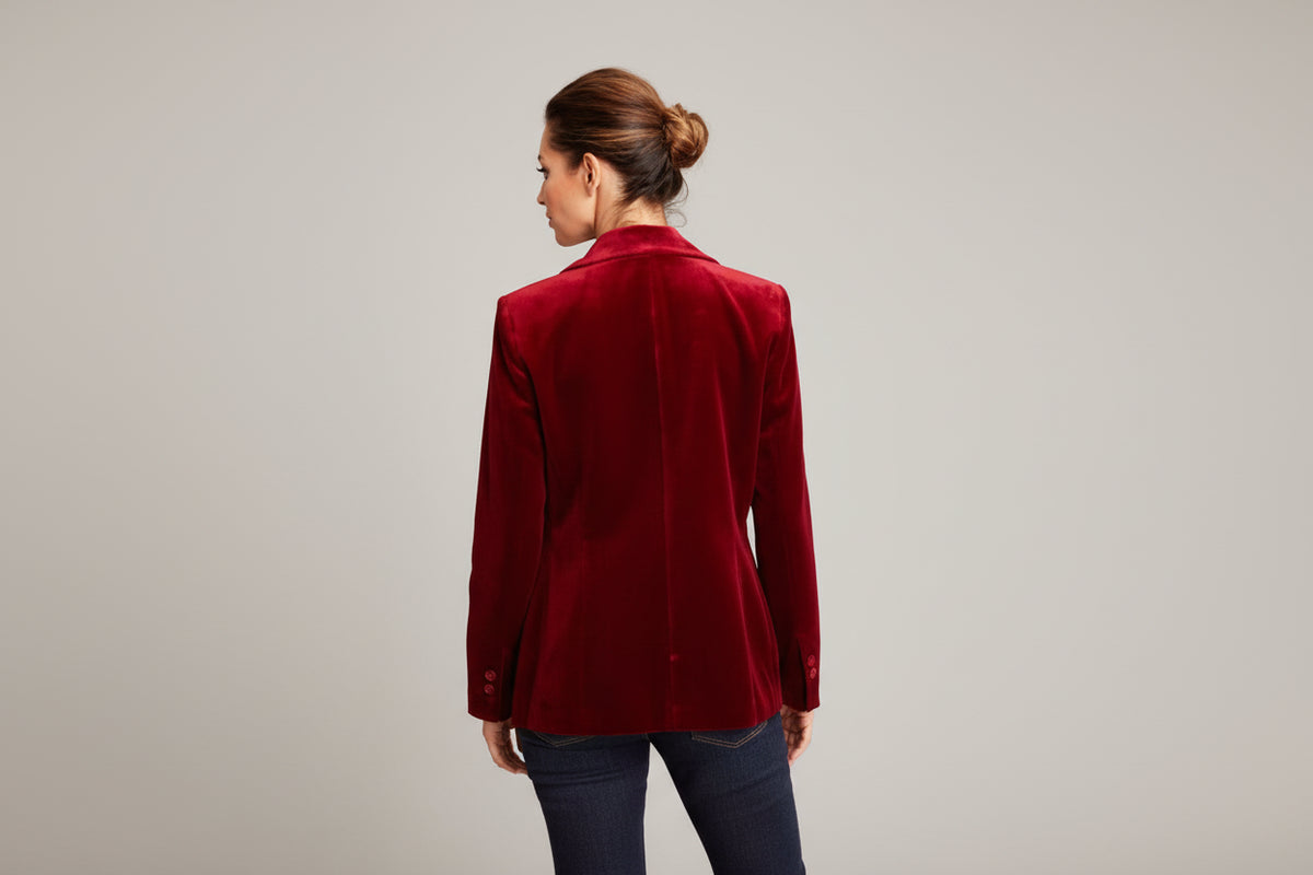 Kamare - Surrey Velvet Jacket - Red