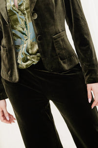 Kamare - Surry Velvet Pants Olive
