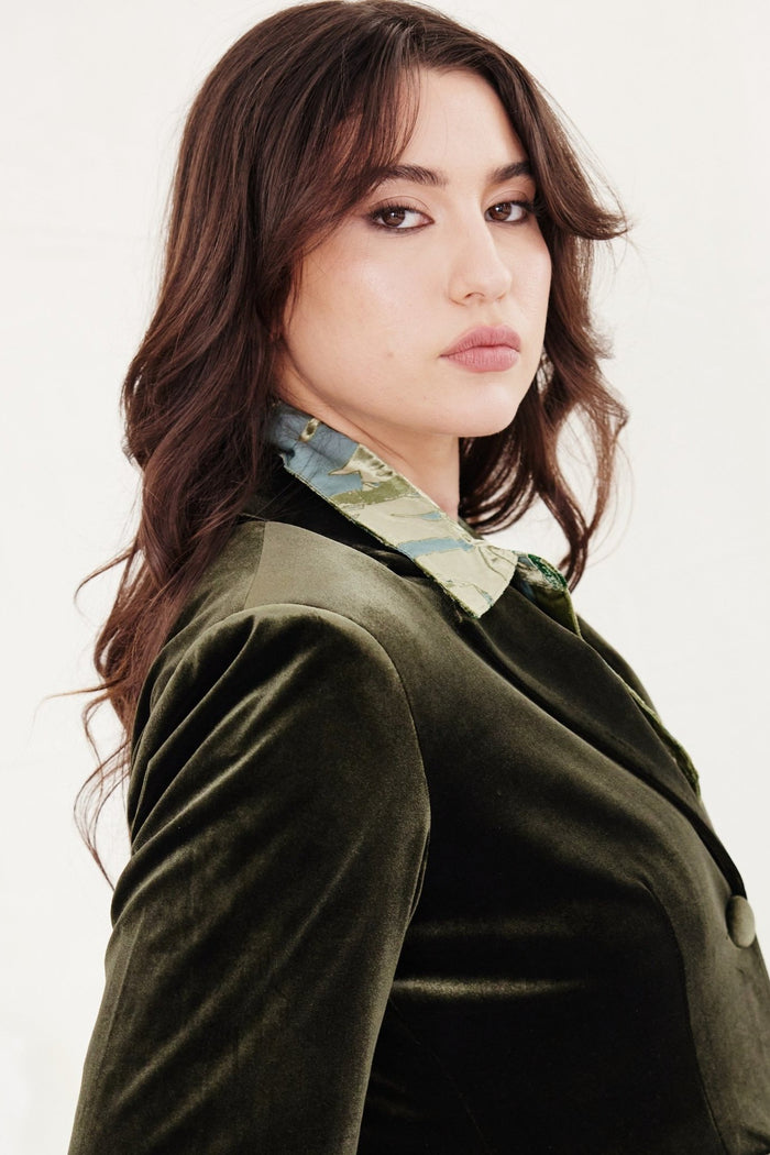 Kamare - Surry Velvet Jacket Olive