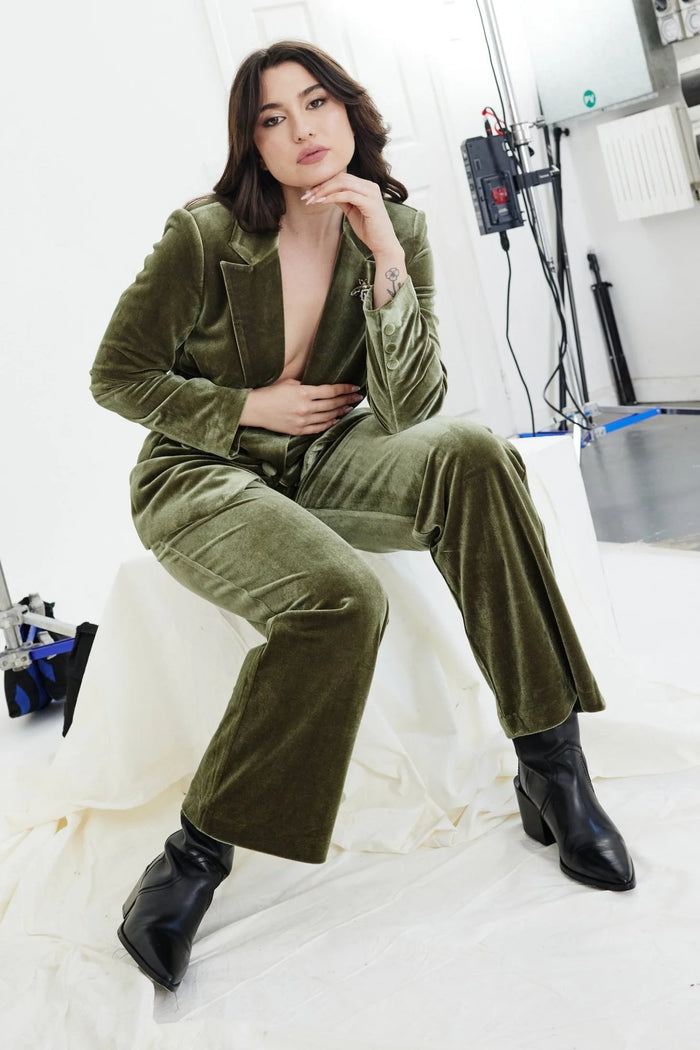 Kamare - Surrey Velvet Pants Olive