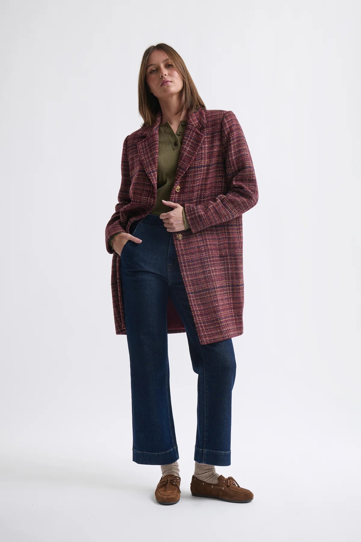 Kireina - Kari Coat - Speckled Pink