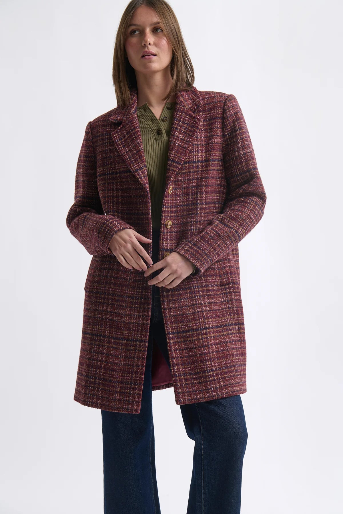 Kireina - Kari Coat - Speckled Pink