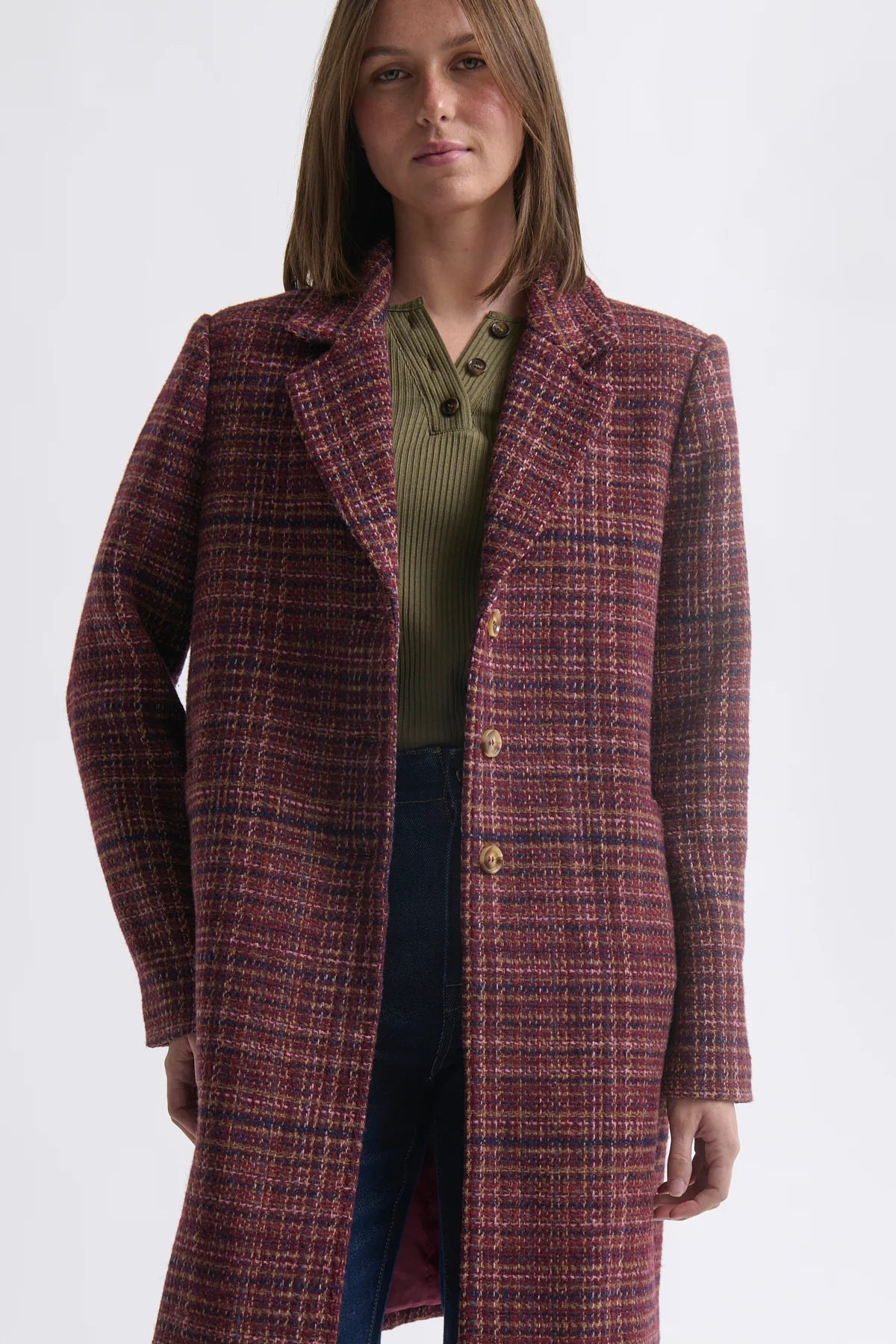 Kireina - Kari Coat - Speckled Pink