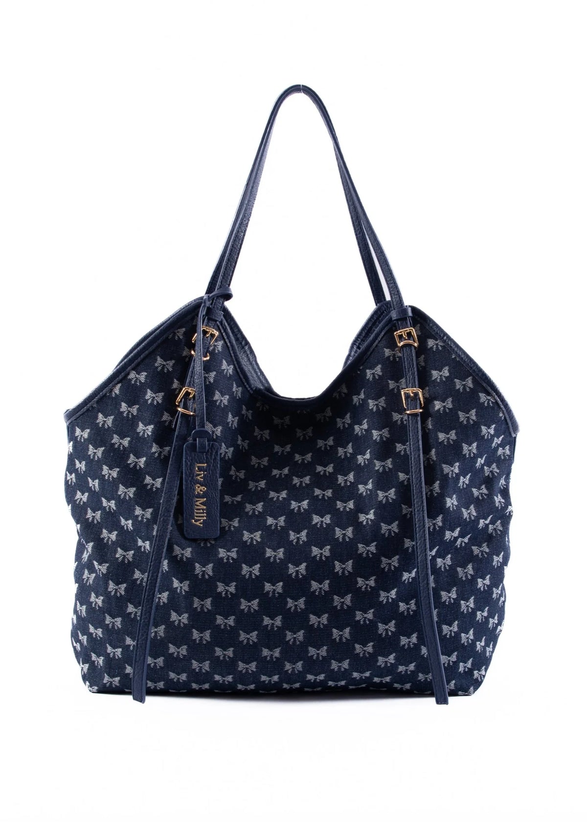 Kristine Tote Bag - Bows