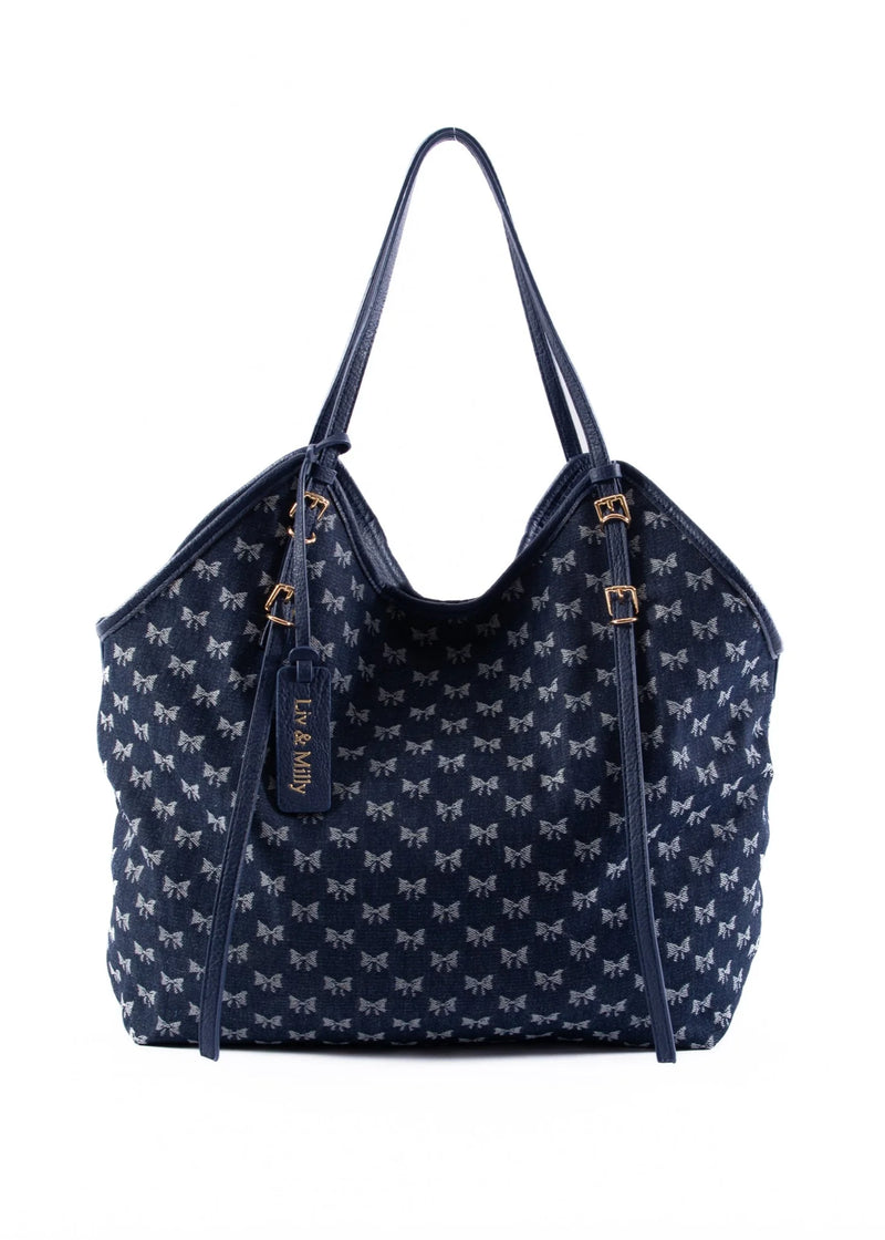 Kristine Tote Bag - Bows