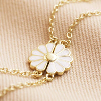 Set of 2 Daisy and Bee Necklaces