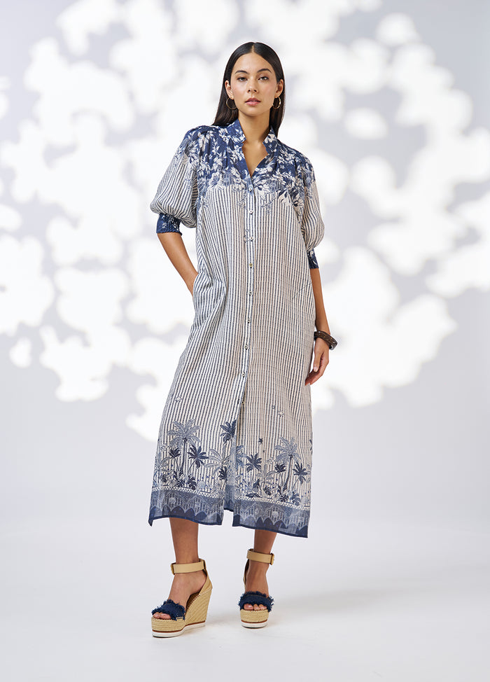 Loobies Story -  Xanthe Shirt Dress Indigo