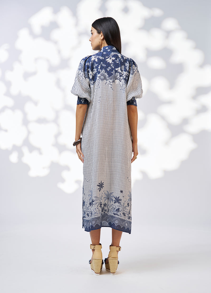 Loobies Story -  Xanthe Shirt Dress Indigo