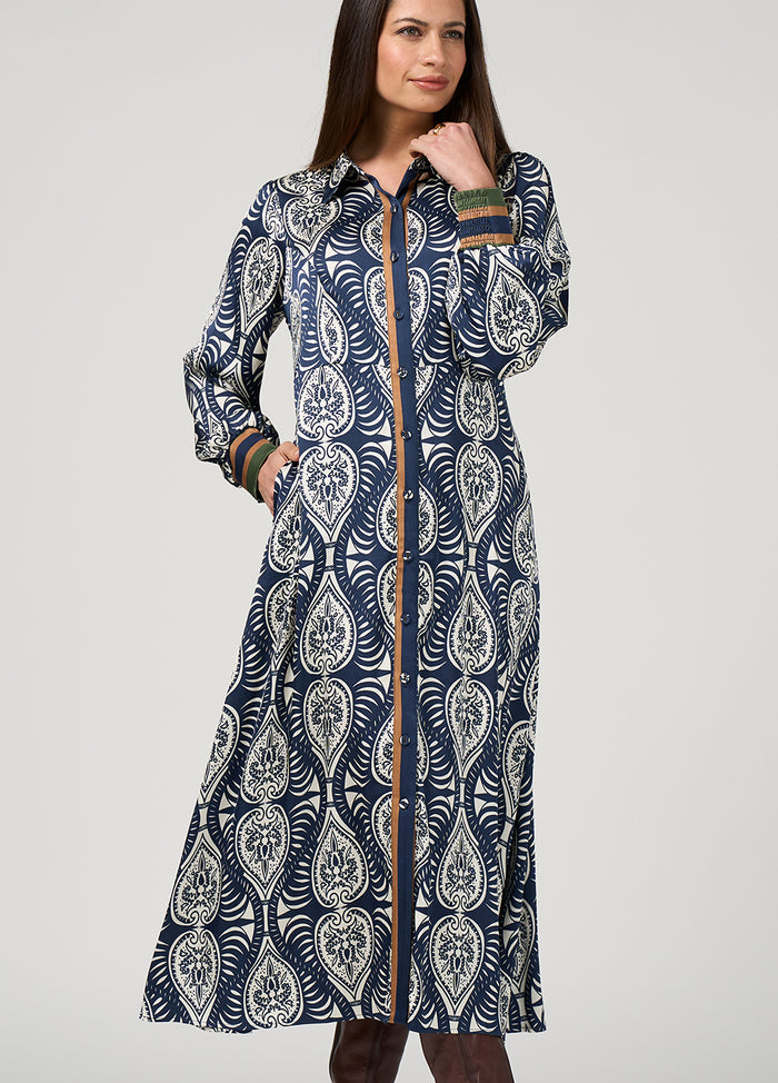 Loobies Story - Opaline Shirt Dress Indigo Multi